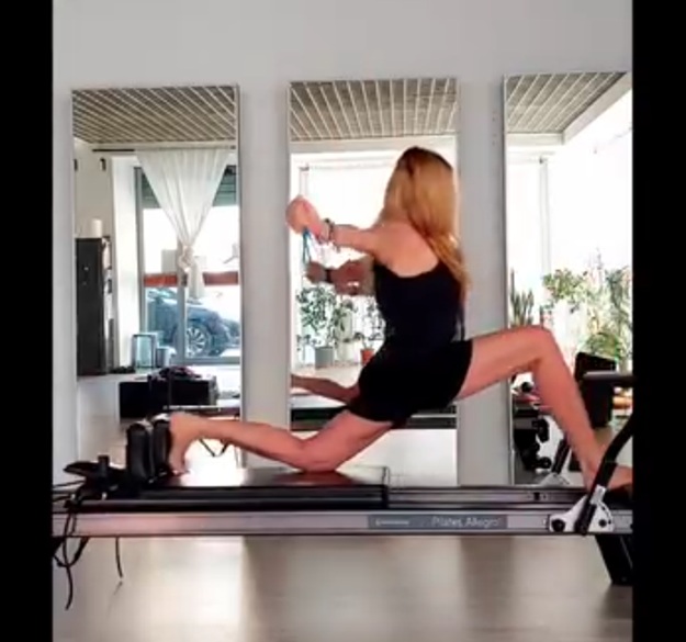 Dettaglio della pratica di Power Pilates